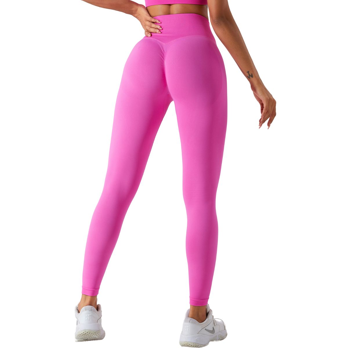 High-Waisted Seamless Yoga Leggings