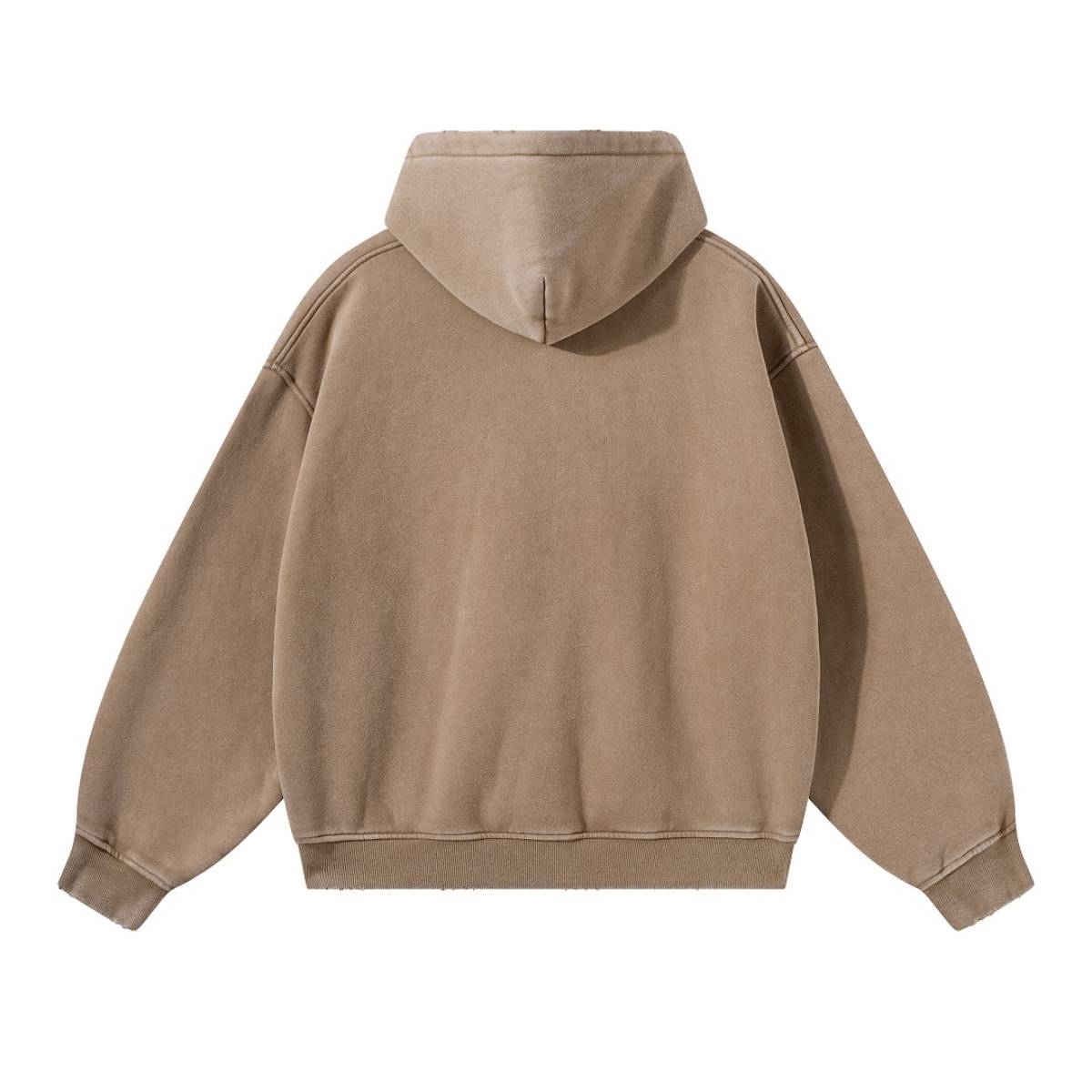 Sudadera con capucha de felpa de novio de gran tamaño