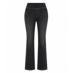 Vintage Washed High Waist Straight Leg Jeans