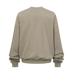 Brushed Fleece Soft Crewneck Pullover Sweatshirt