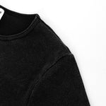 Stone Washed Short-Sleeve Bodysuit