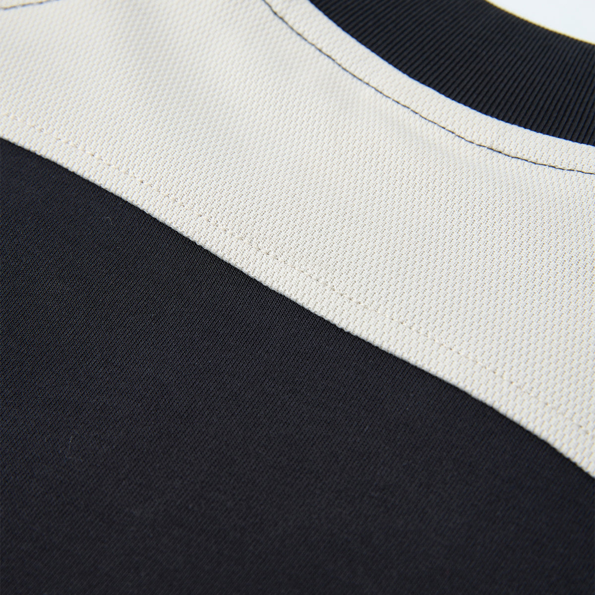 Color Block Oversized Sporty Raglan T-Shirt
