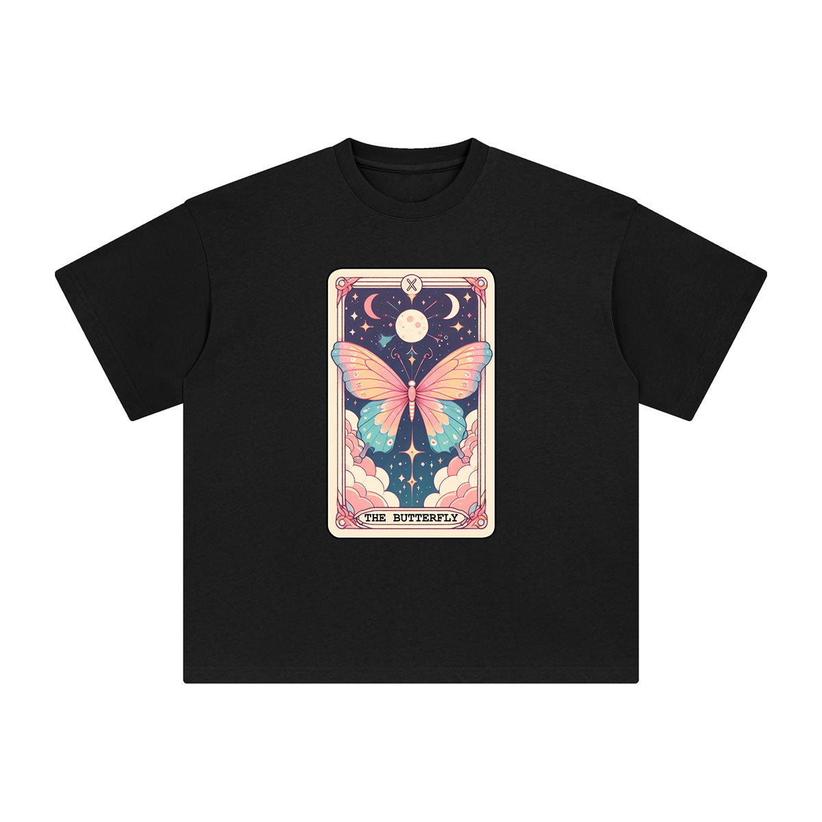 The Butterfly Card Graphic Tee-INNBLAC Fashion Apparel