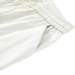 Pantalones cargo de pierna ancha y corte tobillero