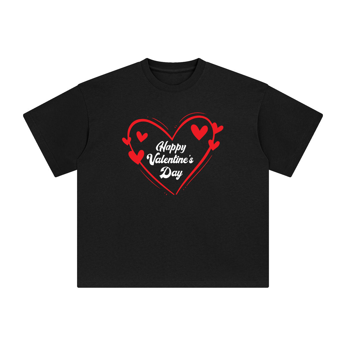 Happy Valentines Day Graphic Tee-INNBLAC Fashion Apparel