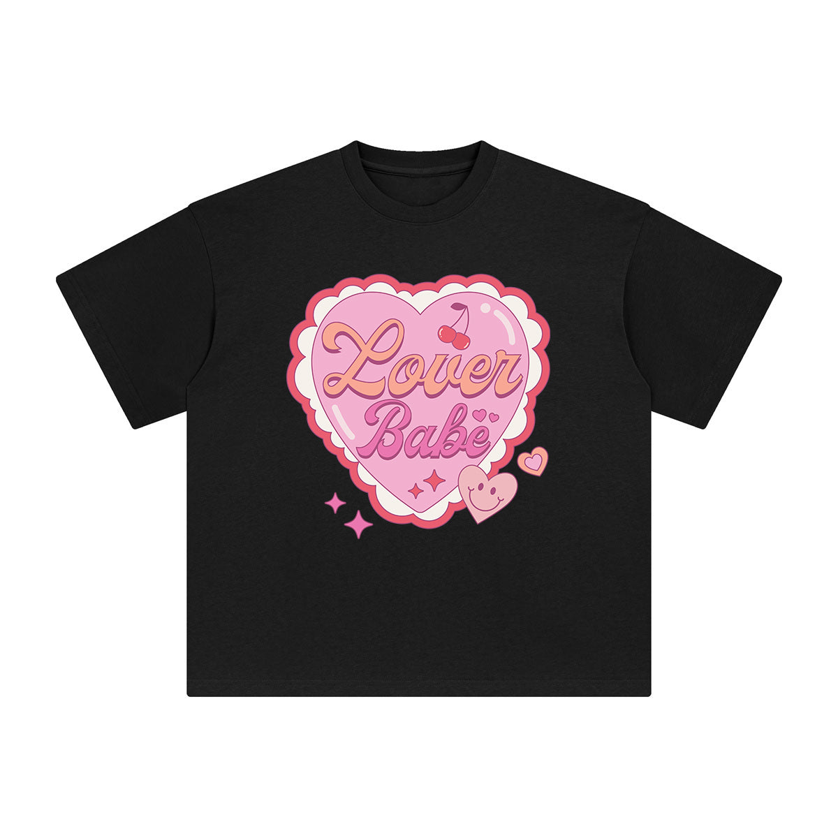 Lover Babe Graphic Tee-INNBLAC Fashion Apparel
