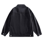 Japanese Heavyweight Retro Washed Loose Denim Jacket
