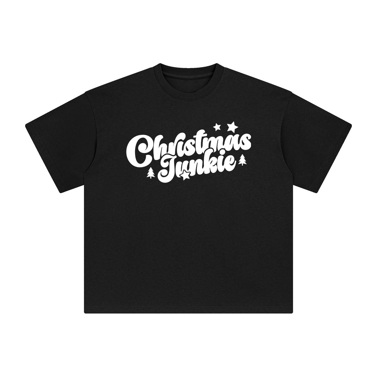 Christmas Junkie Graphic Tee-INNBLAC Fashion Apparel
