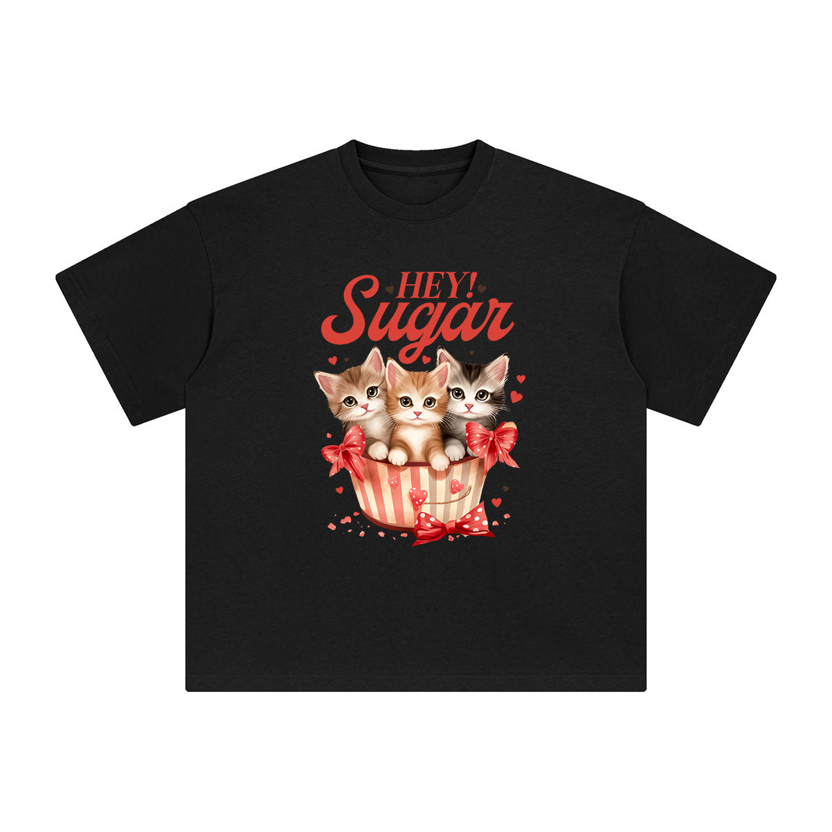 Hey Sugar Graphic Tee-INNBLAC Fashion Apparel