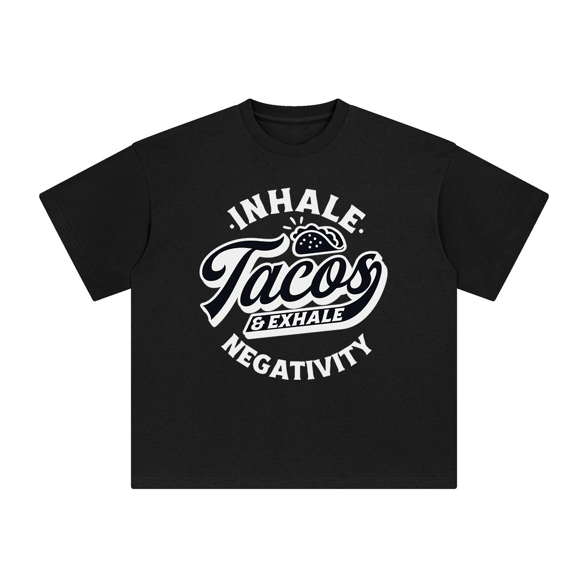 Inhale Tacos Graphic Tee-INNBLAC Fashion Apparel
