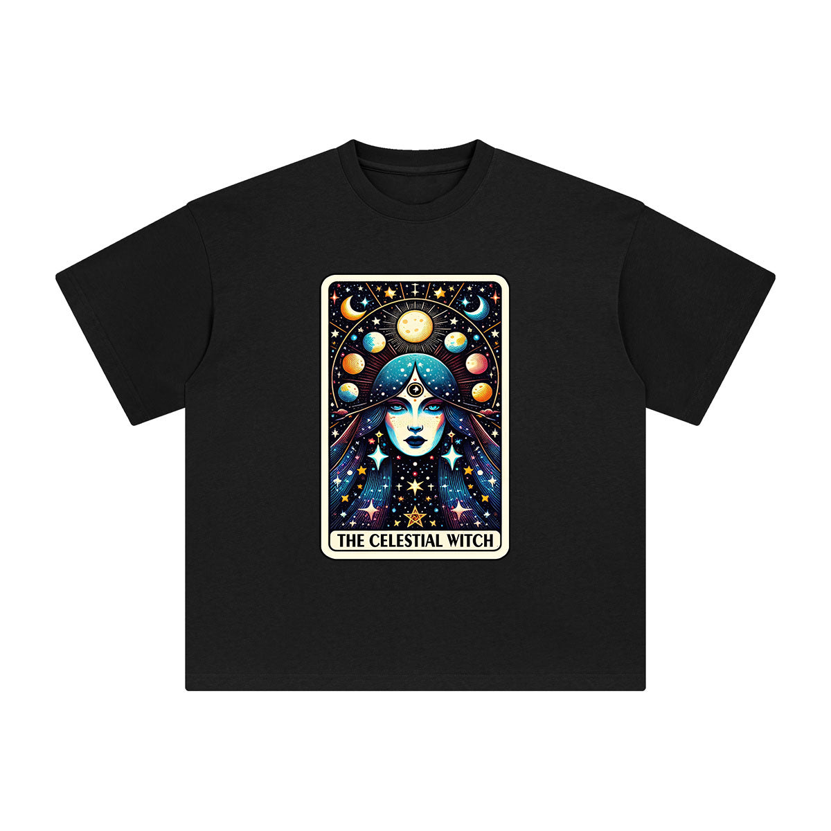 The Celestial Witch Graphic Tee-INNBLAC Fashion Apparel
