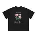 Chrysanthemum Graphic Tee-INNBLAC Fashion Apparel