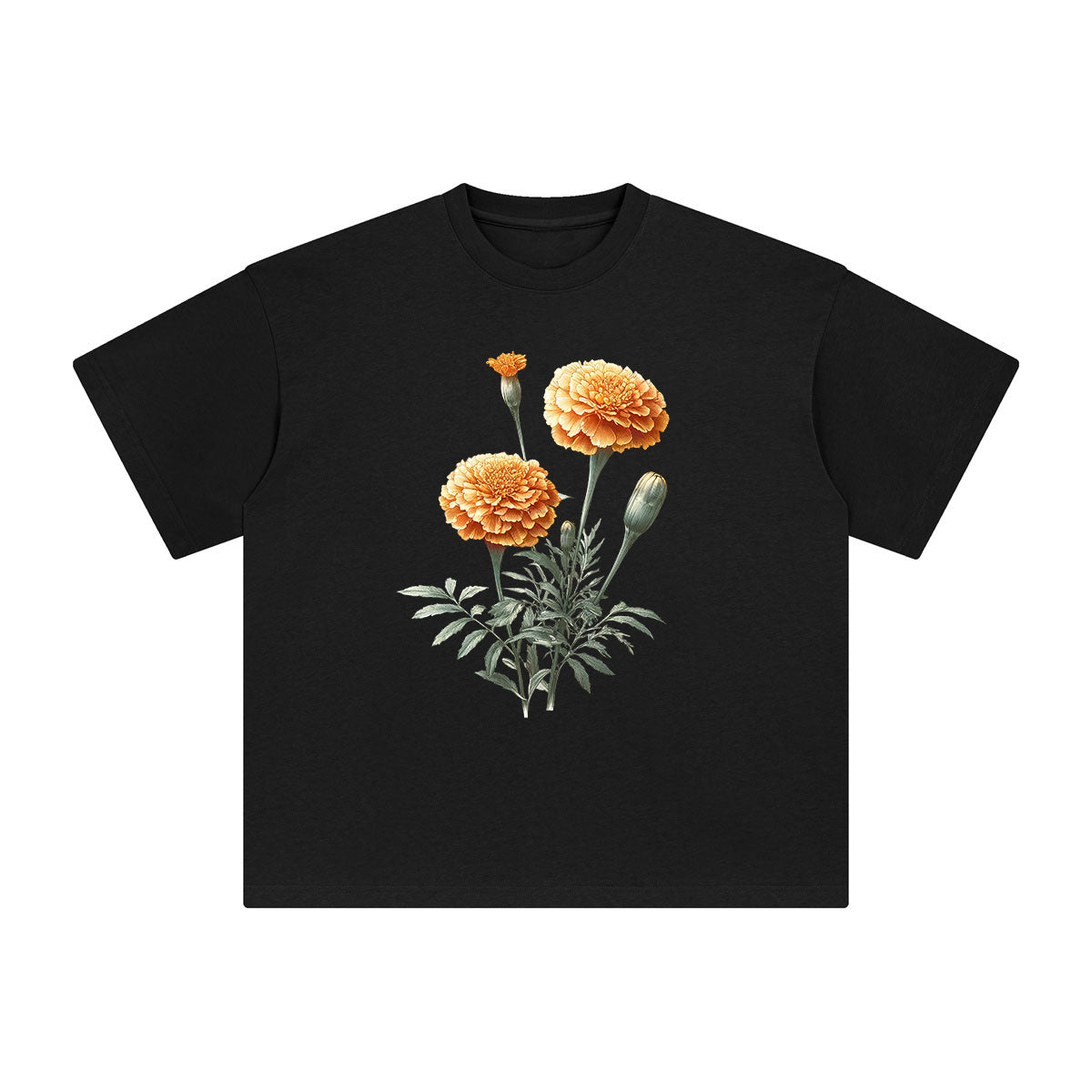 Marigold Graphic Tee-INNBLAC Fashion Apparel