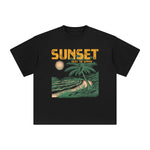 Sunset Enjoy The Summer Graphic Tee-INNBLAC Fashion Apparel