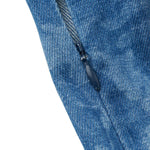 Flower Print Spaghetti Strap Denim Midi Dress