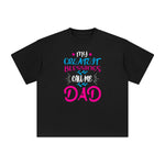 Dad Quote Aesthetic Graphic Tee-INNBLAC Fashion Apparel