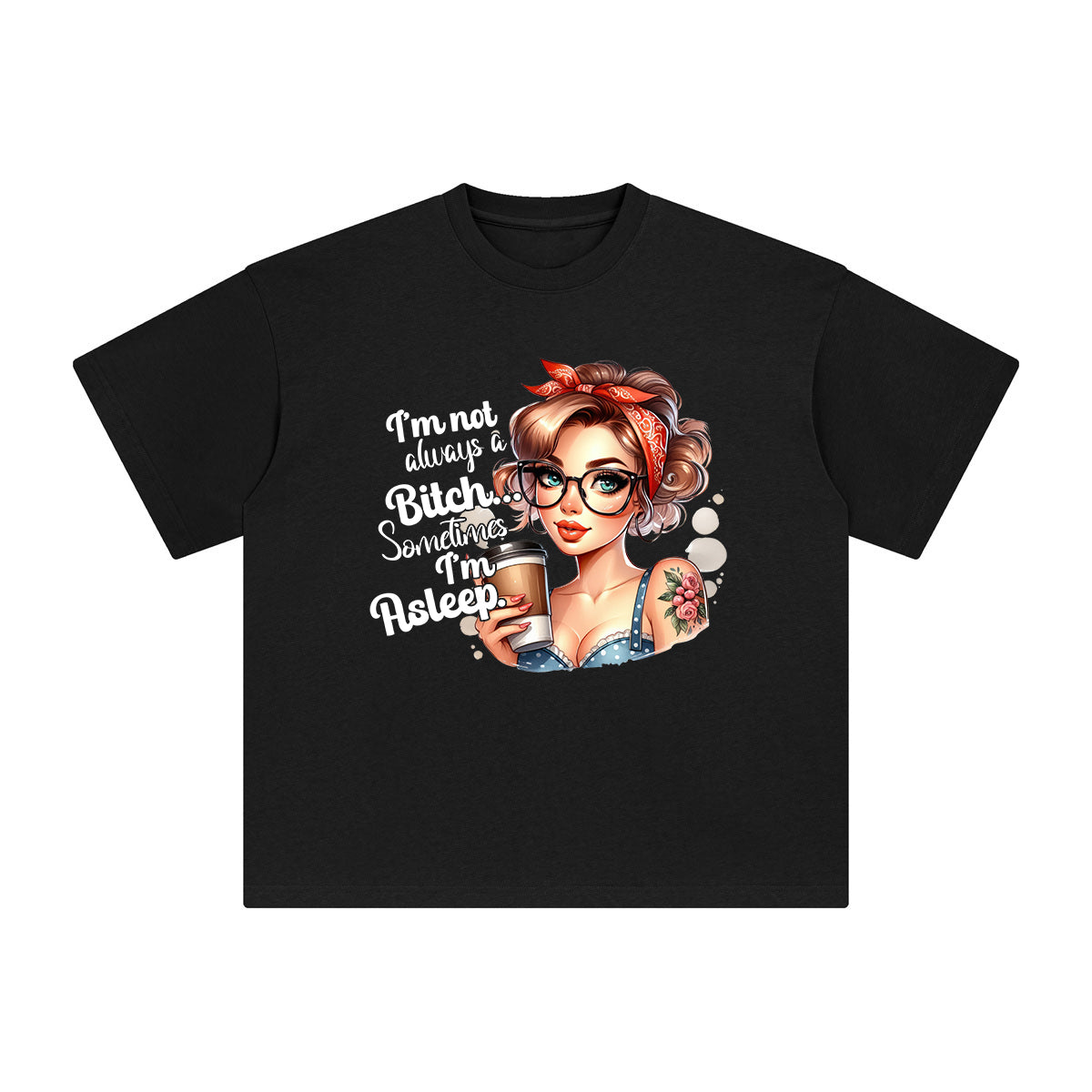 I'm Asleep Graphic Tee-INNBLAC Fashion Apparel