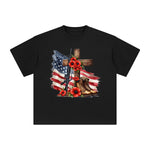Memorial Day Cross Graphic Tee-INNBLAC Fashion Apparel