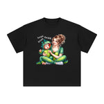 Dinosaur Mother & Baby Graphic Tee-INNBLAC Fashion Apparel