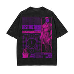 Unstructured Streetwear Brutalism Graphic Tee-INNBLAC Fashion Apparel