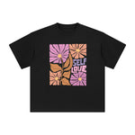 Boho Flower Abstract Graphic Tee-INNBLAC Fashion Apparel