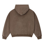 Vintage Relaxed Drop‑Shoulder Zip‑Up Hoodie