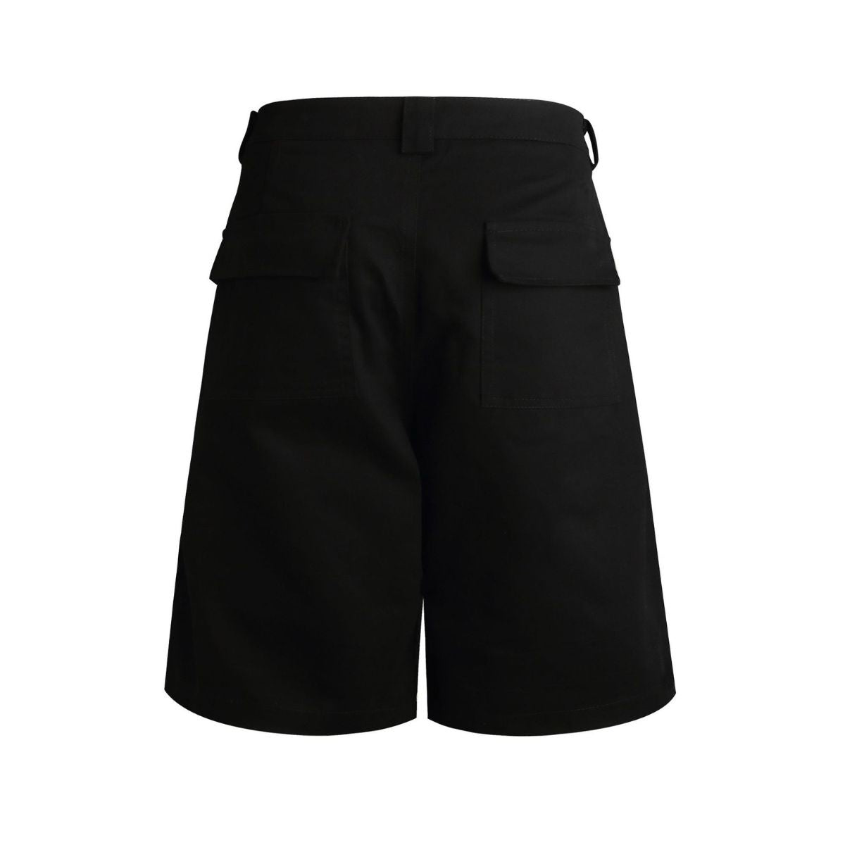 Studded Zip Utility Cargo Bermuda Shorts