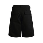 Studded Zip Utility Cargo Bermuda Shorts