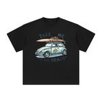 Take Me To The Beach Car Graphic Tee-INNBLAC Fashion Apparel