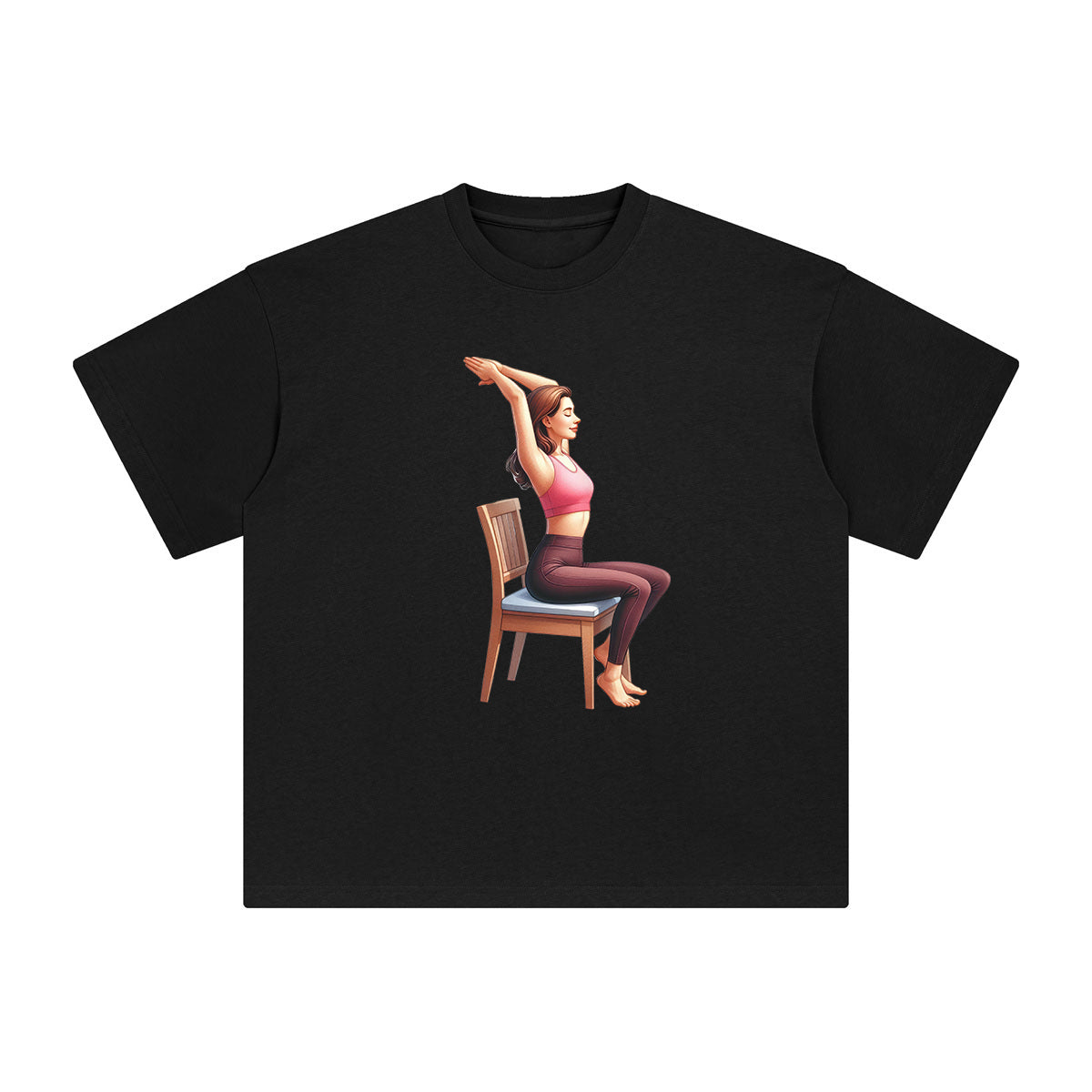 Yoga Mom Comic Graphic Tee-INNBLAC Fashion Apparel