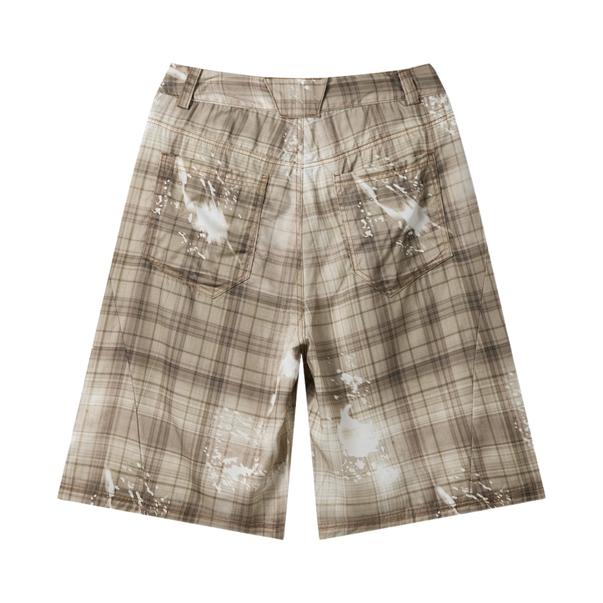 Bermudas vaqueras rasgadas con parches de camuflaje