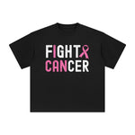 Fight Cancer Quote Graphic Tee-INNBLAC Fashion Apparel