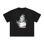 Snowman Graphic Tee-INNBLAC Fashion Apparel