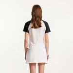 Raglan Cotton Pleated-Waist Tee 4.5oz