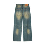 Muddy WashedVintage Washed Pleated Knee Jeans