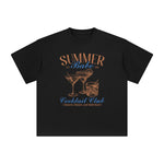 Summer Babe Cocktail Club Graphic Tee-INNBLAC Fashion Apparel