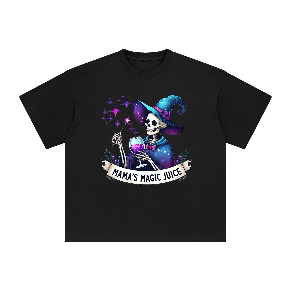 Witch Mama's Magic Juice Graphic Tee-INNBLAC Fashion Apparel