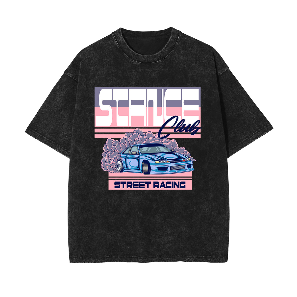 Stance Club Car Drift Graphic Tee-INNBLAC Fashion Apparel