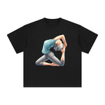 Yoga Mom Comic Graphic Tee-INNBLAC Fashion Apparel