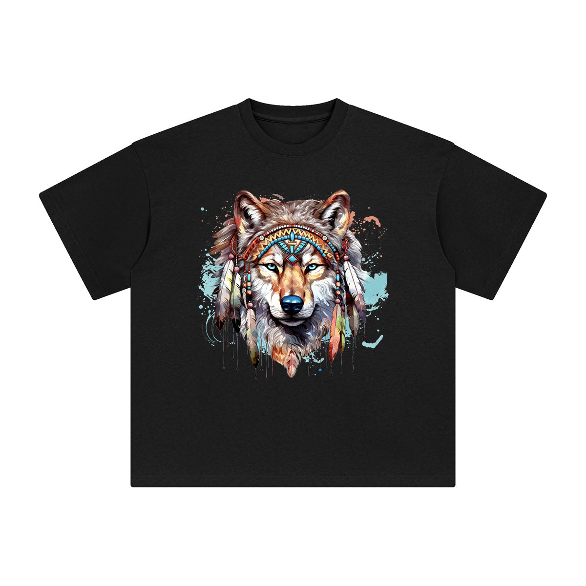 Wolf Graphic Tee-INNBLAC Fashion Apparel