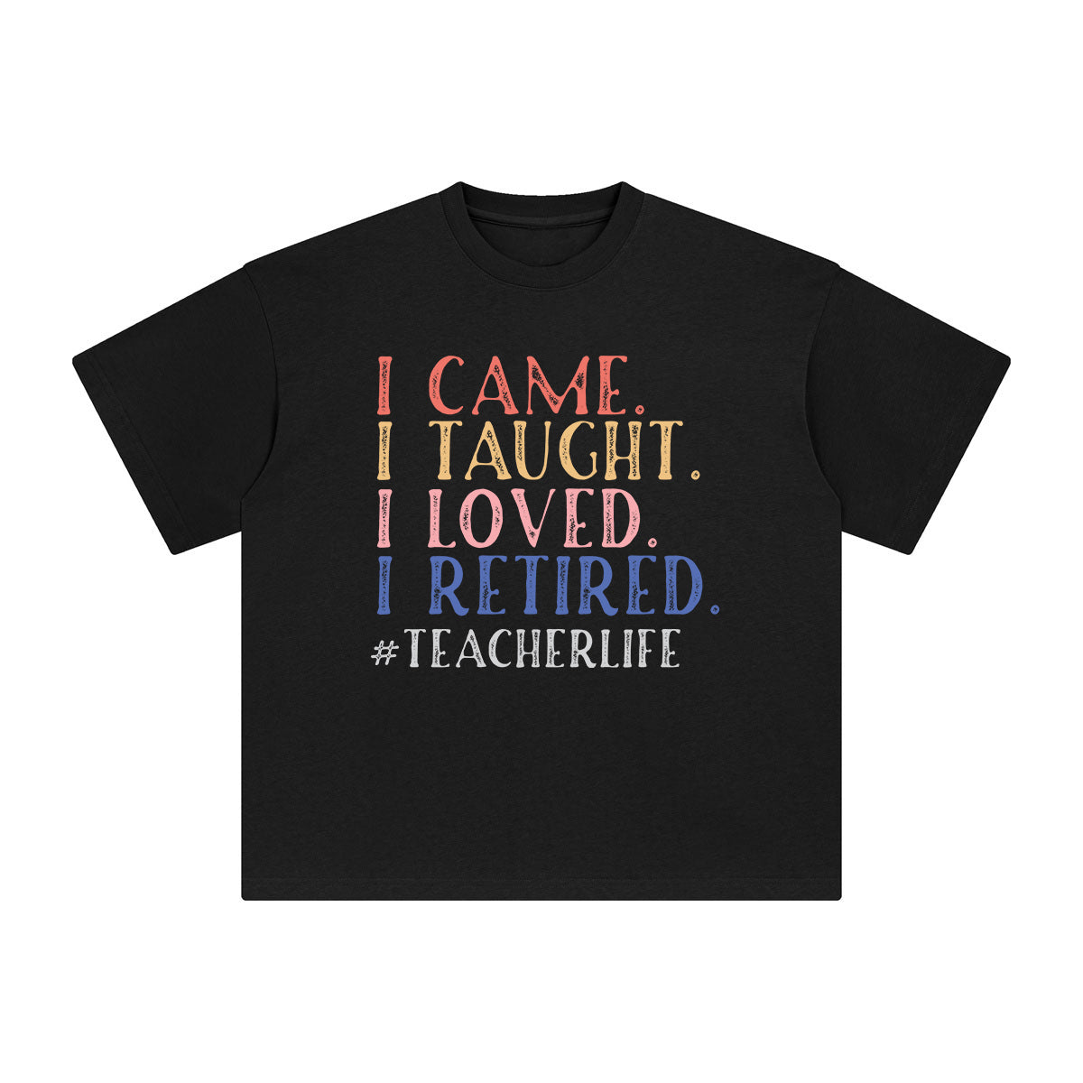 Teacher Quote Retro Graphic Tee-INNBLAC Fashion Apparel