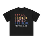 Teacher Quote Retro Graphic Tee-INNBLAC Fashion Apparel