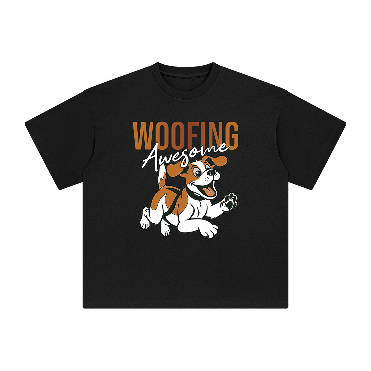 Woofing Awesome Graphic Tee-INNBLAC Fashion Apparel