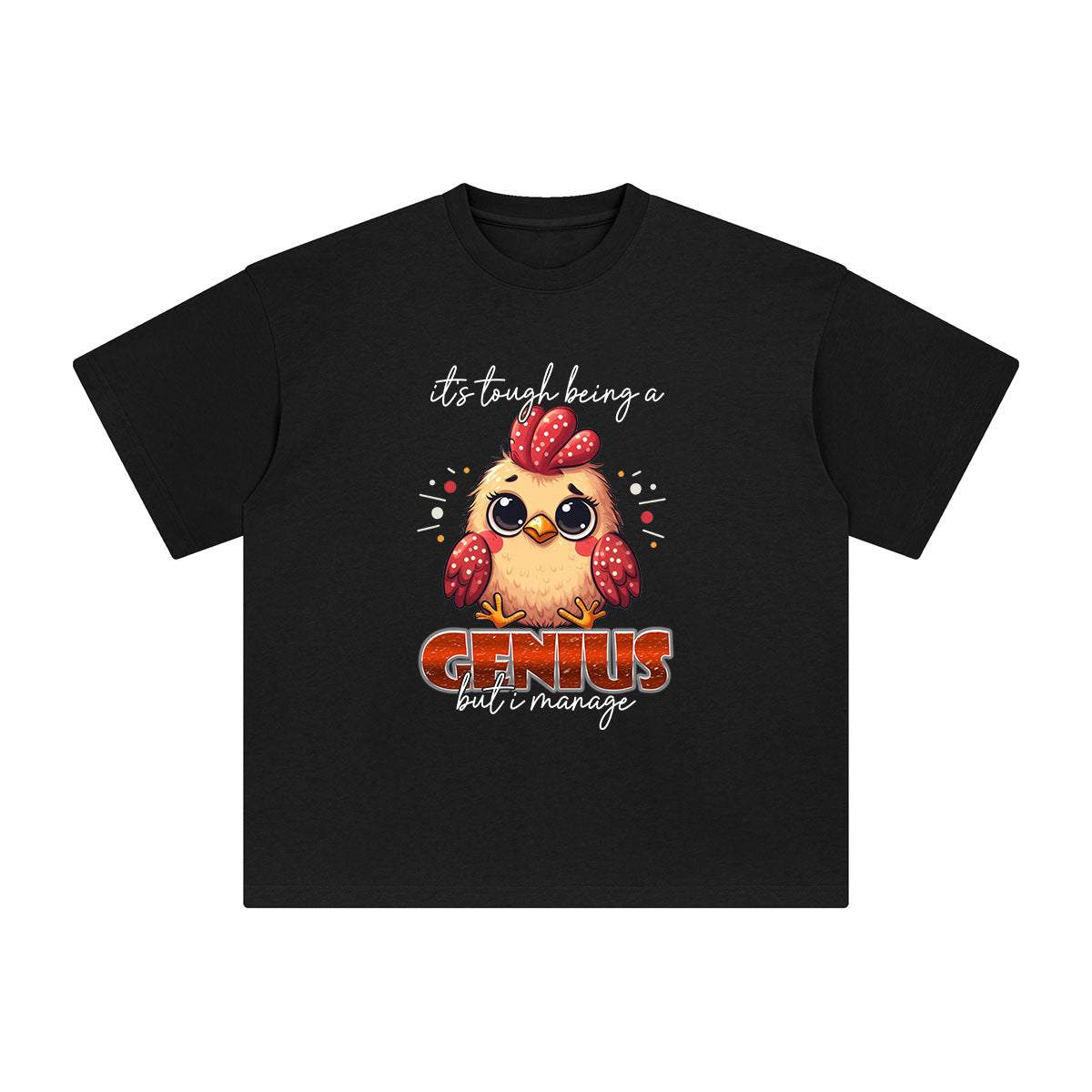 Genius But l Manage Graphic Tee-INNBLAC Fashion Apparel