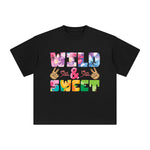 Wild & Sweet Aesthetic Graphic Tee-INNBLAC Fashion Apparel
