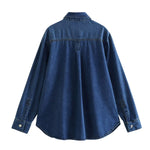 Women's Versatile Loose Denim Shirt