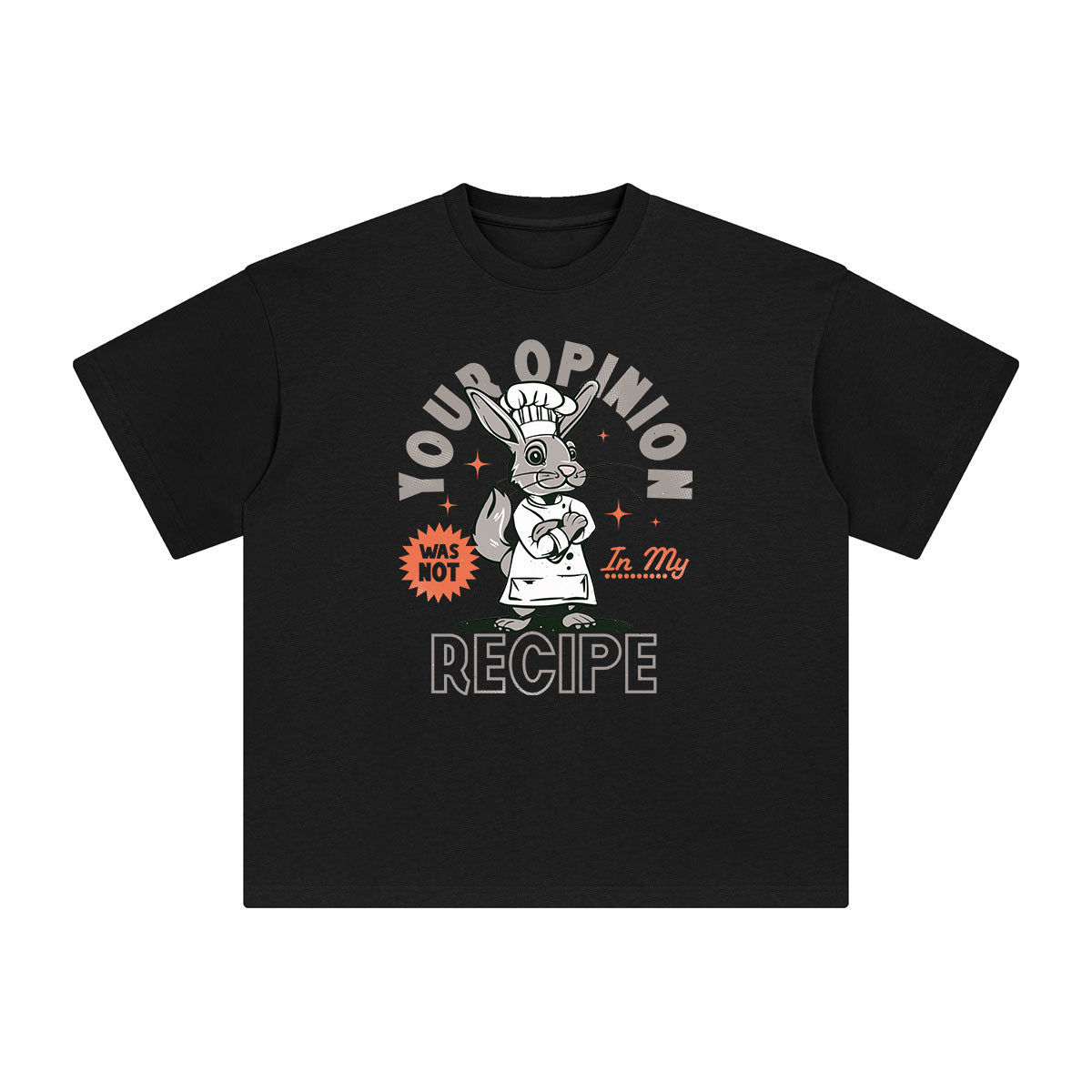 Bunny Chef Graphic Tee-INNBLAC Fashion Apparel