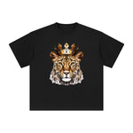 Leopard King Graphic Tee-INNBLAC Fashion Apparel