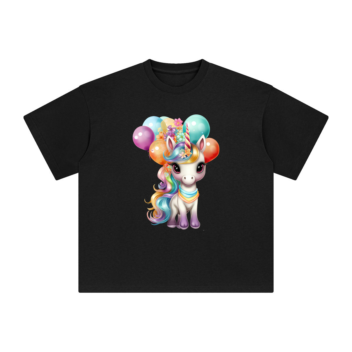 Birthday Unicorn Graphic Tee-INNBLAC Fashion Apparel