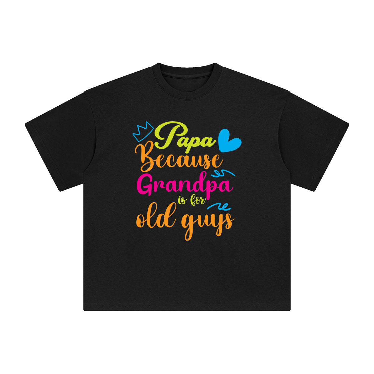 Papa Quote Aesthetic Graphic Tee-INNBLAC Fashion Apparel